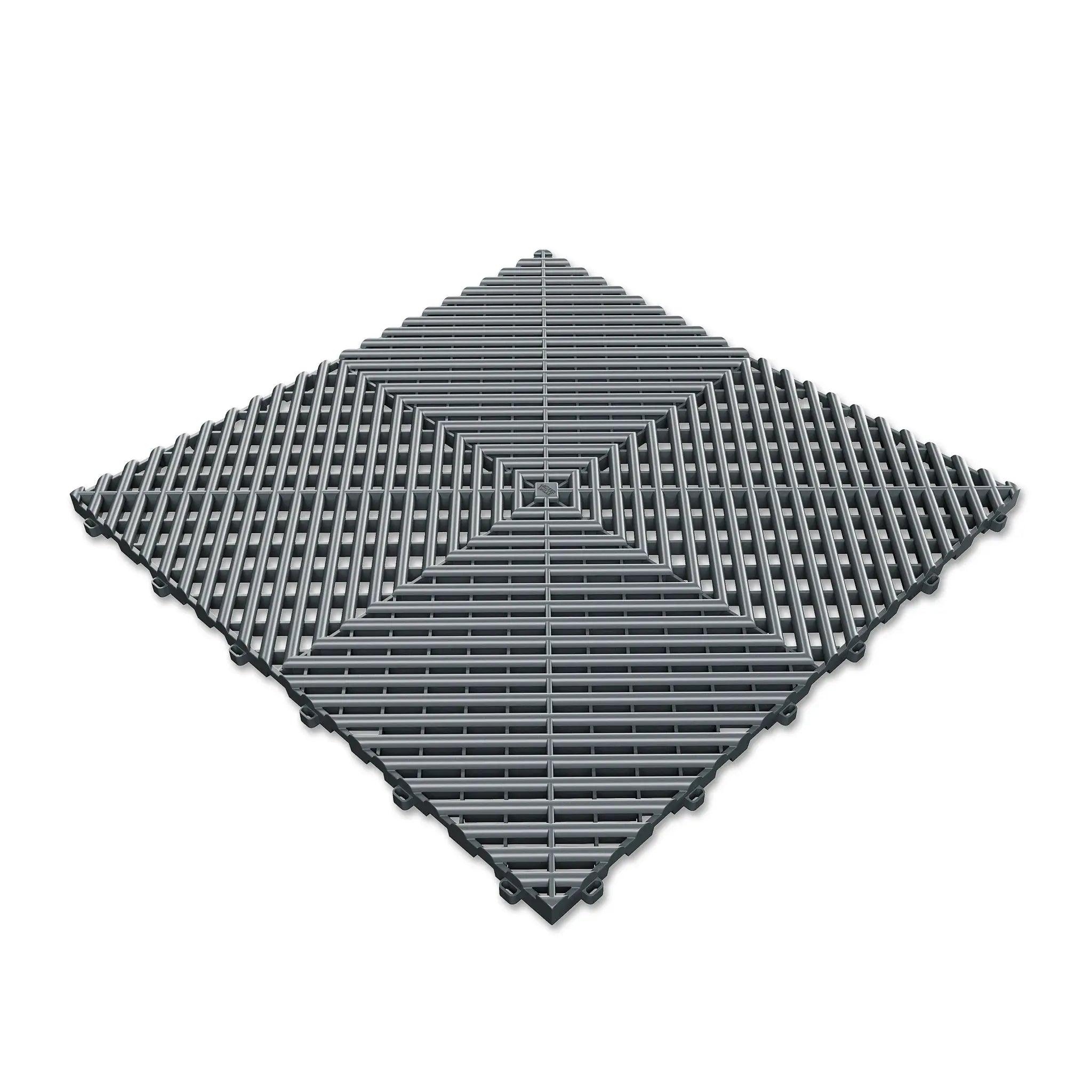 DALLE DE SOL EFFET DAMIER GRIS FONCÉ MISTER DALLE