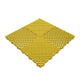 Dalle de sol JAUNE effet damier