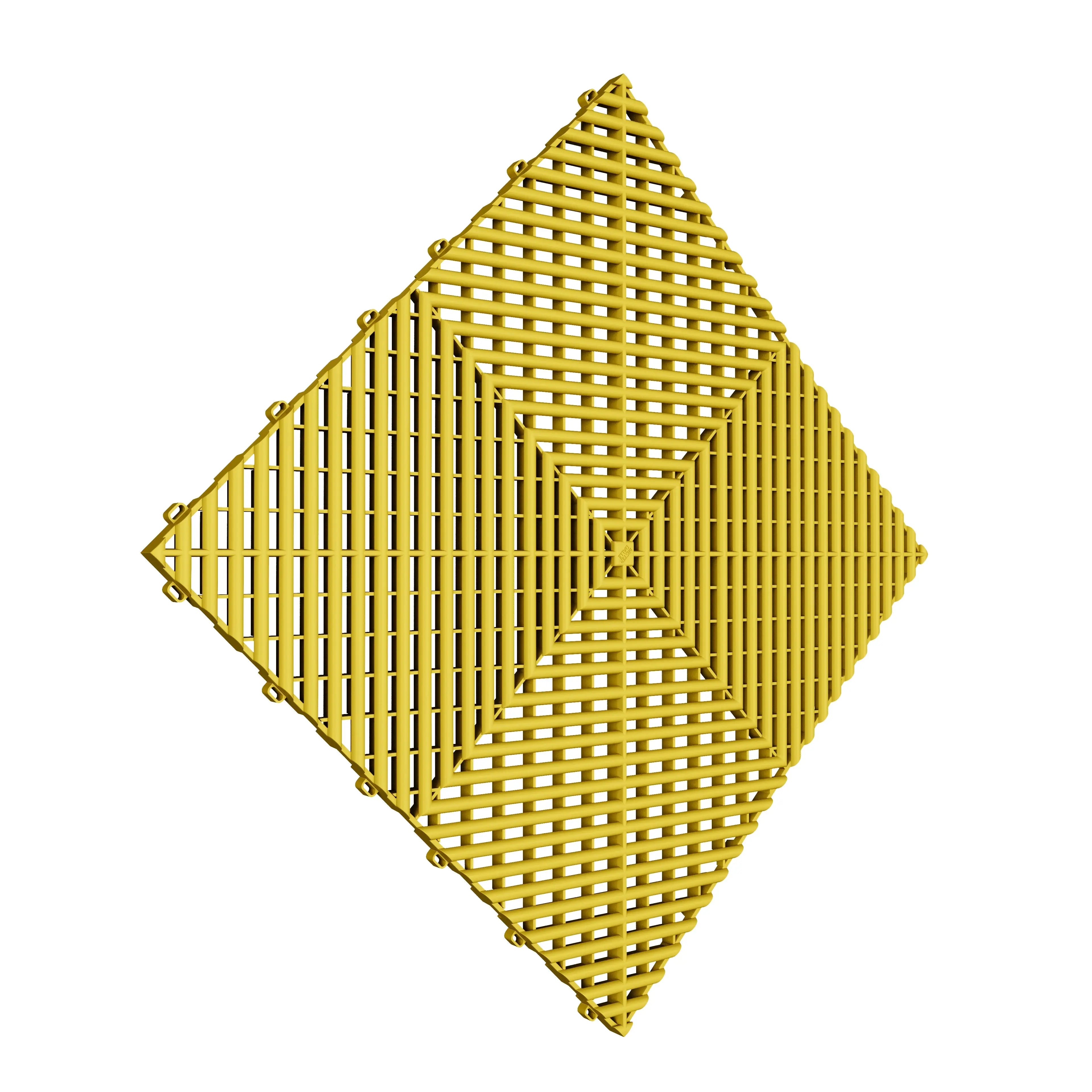 DALLE DE SOL EFFET DAMIER JAUNE MISTER DALLE