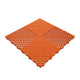 Dalle de sol ORANGE effet damier