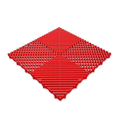 Dalle de sol ROUGE effet damier
