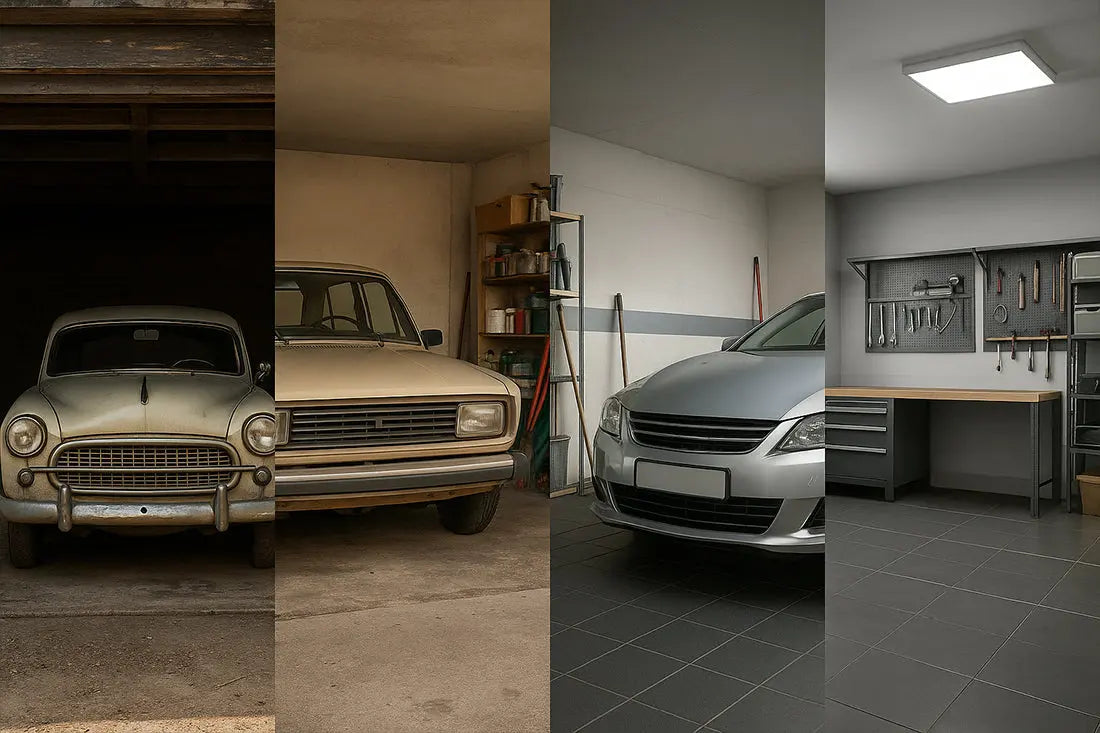 Évolution-du-garage-à-travers-les-décennies. MISTER DALLE