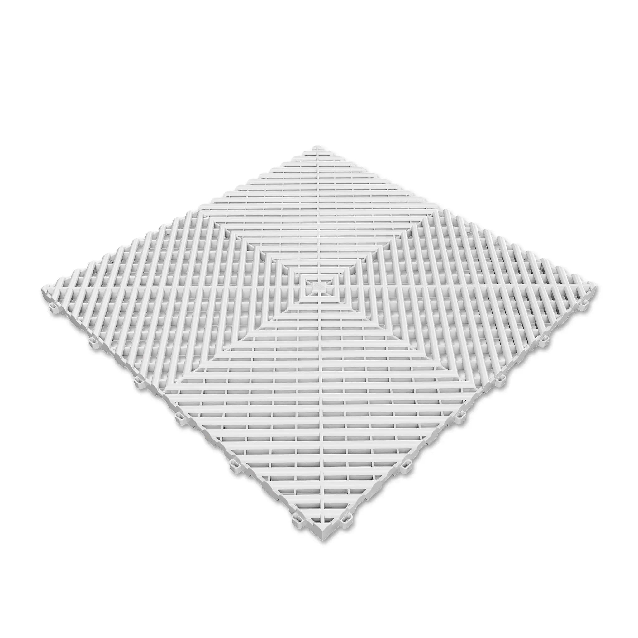 DALLE DE SOL EFFET DAMIER BLANC MISTER DALLE