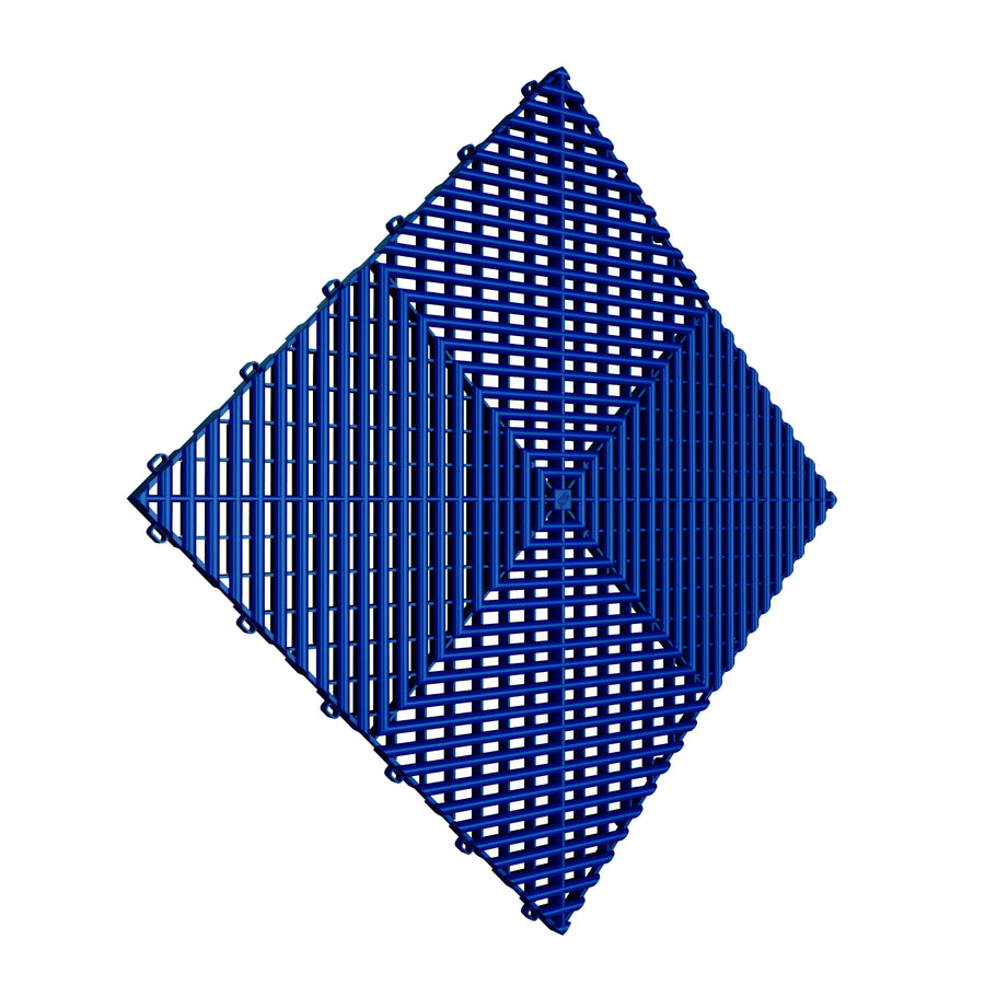 Dalle de sol BLEU FONCÉ effet damier