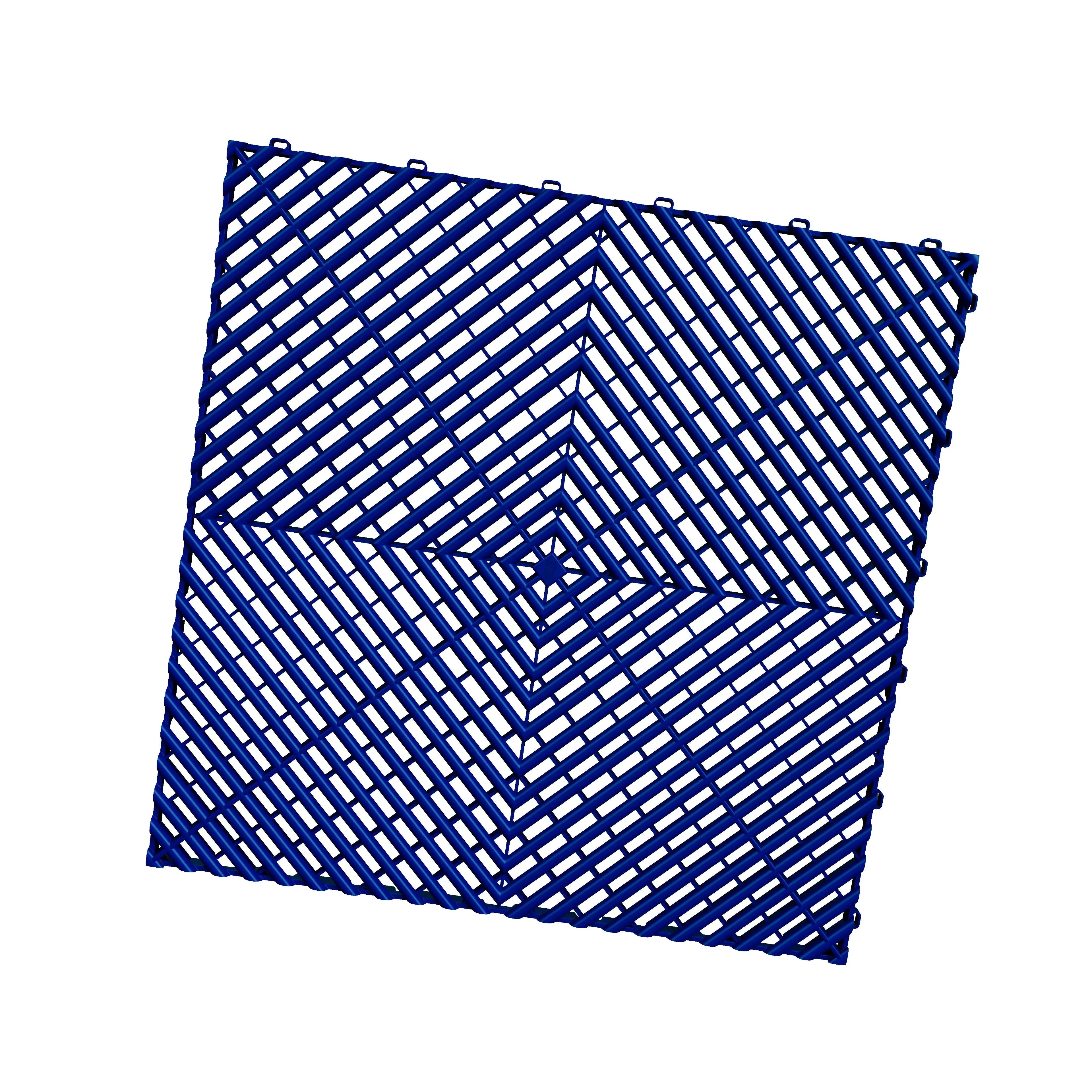 DALLE DE SOL EFFET DAMIER BLEU FONCÉ MISTER DALLE