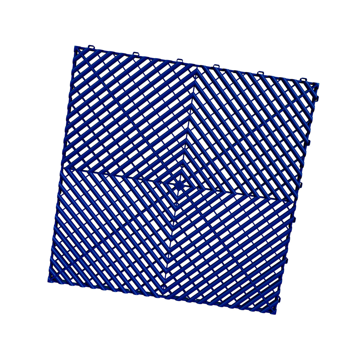 DALLE DE SOL EFFET DAMIER BLEU FONCÉ MISTER DALLE