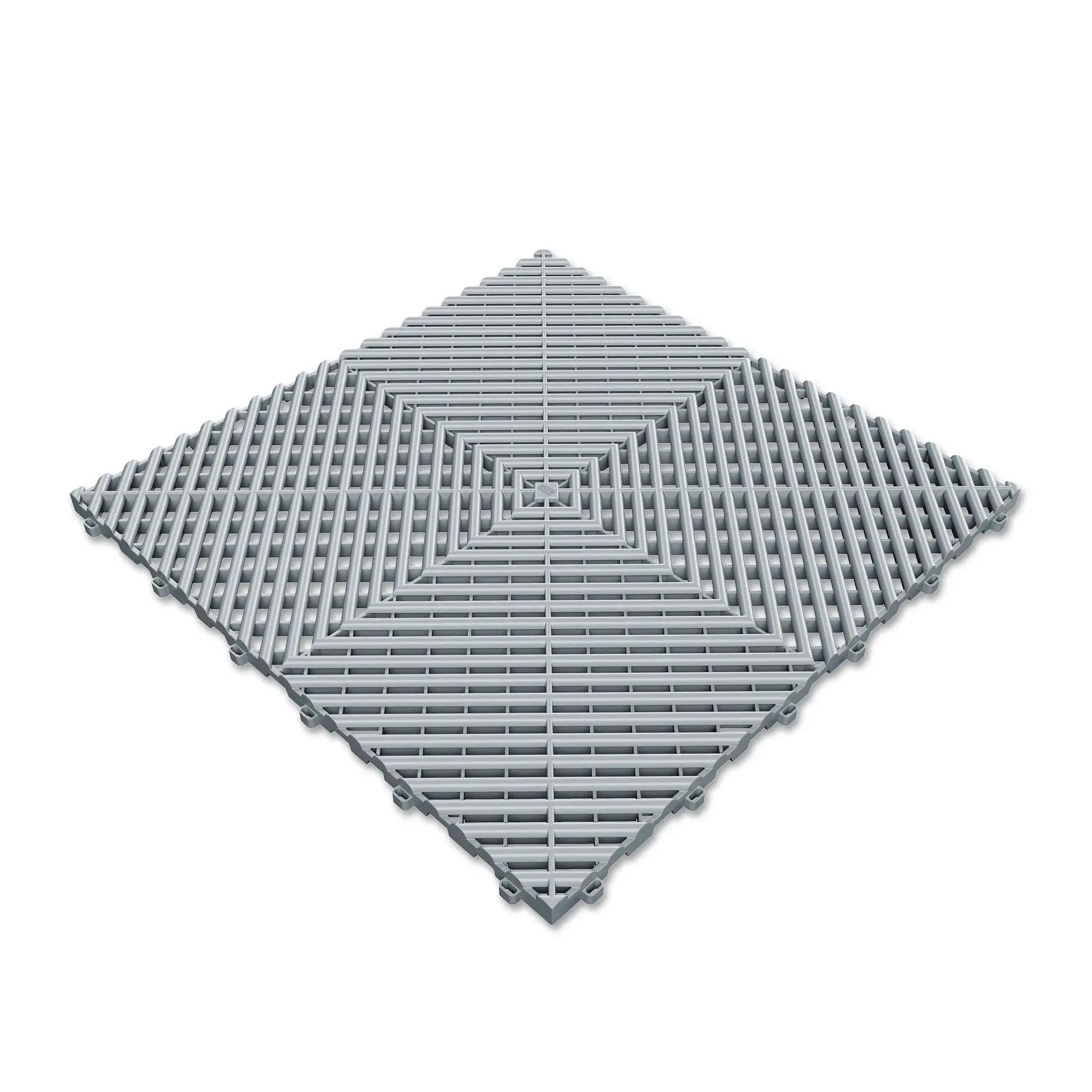 DALLE DE SOL EFFET DAMIER GRIS CLAIR MISTER DALLE