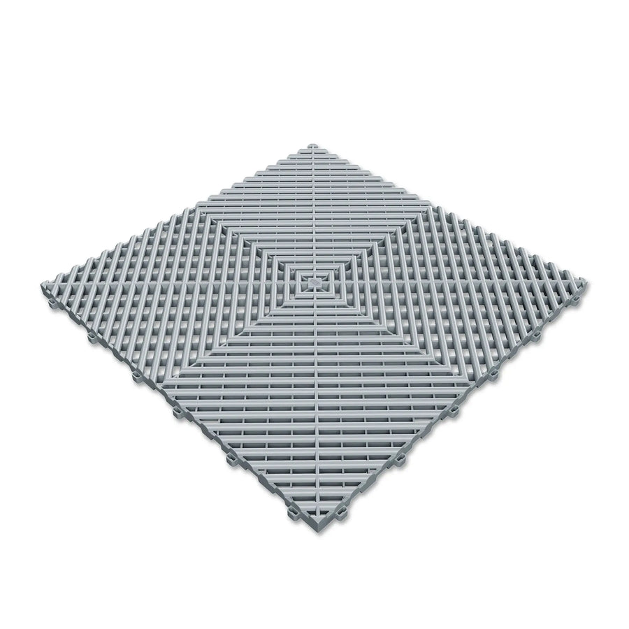 DALLE DE SOL EFFET DAMIER GRIS CLAIR MISTER DALLE