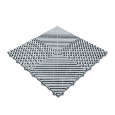 Dalle de sol GRIS CLAIR effet damier