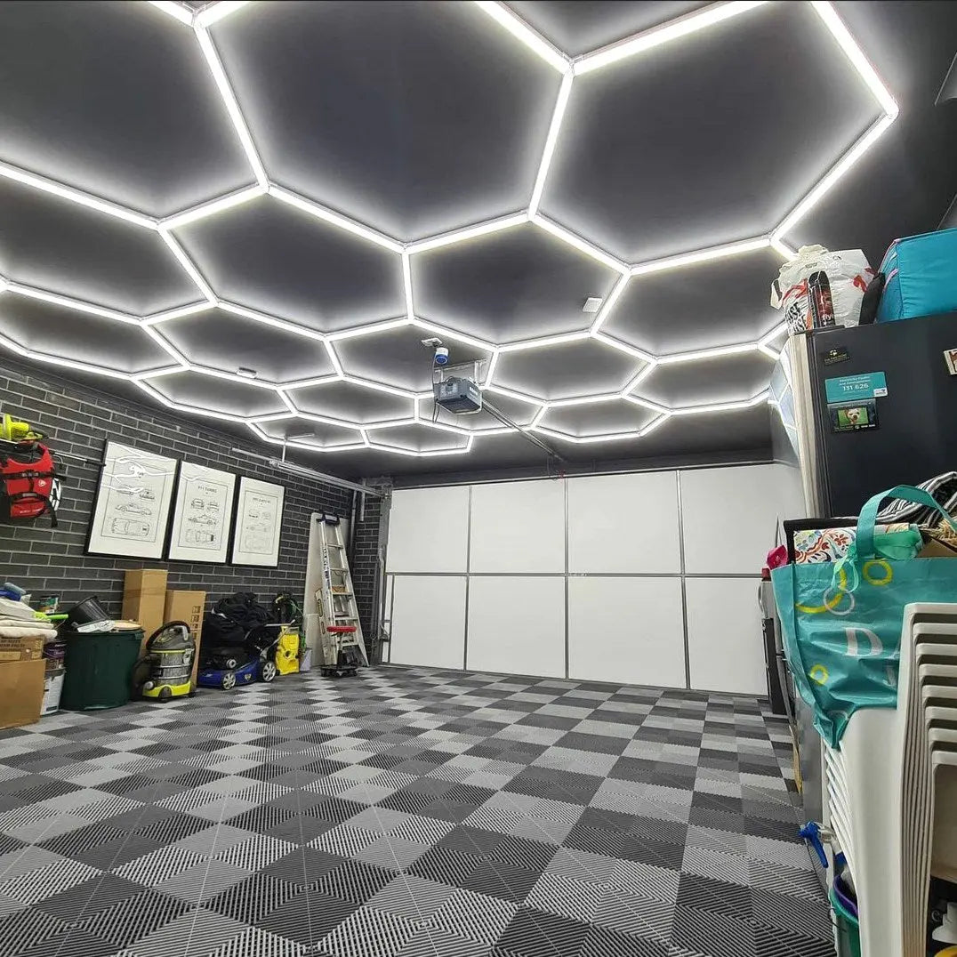 DALLE DE SOL EFFET DAMIER GRIS CLAIR MISTER DALLE