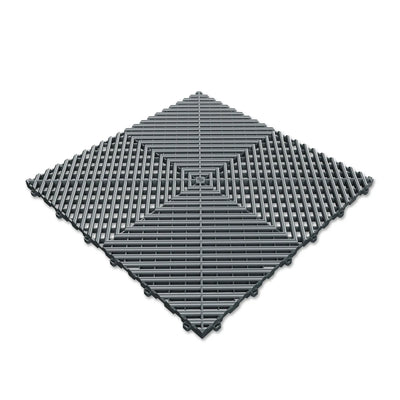 Dalle de sol GRIS FONCÉ effet damier