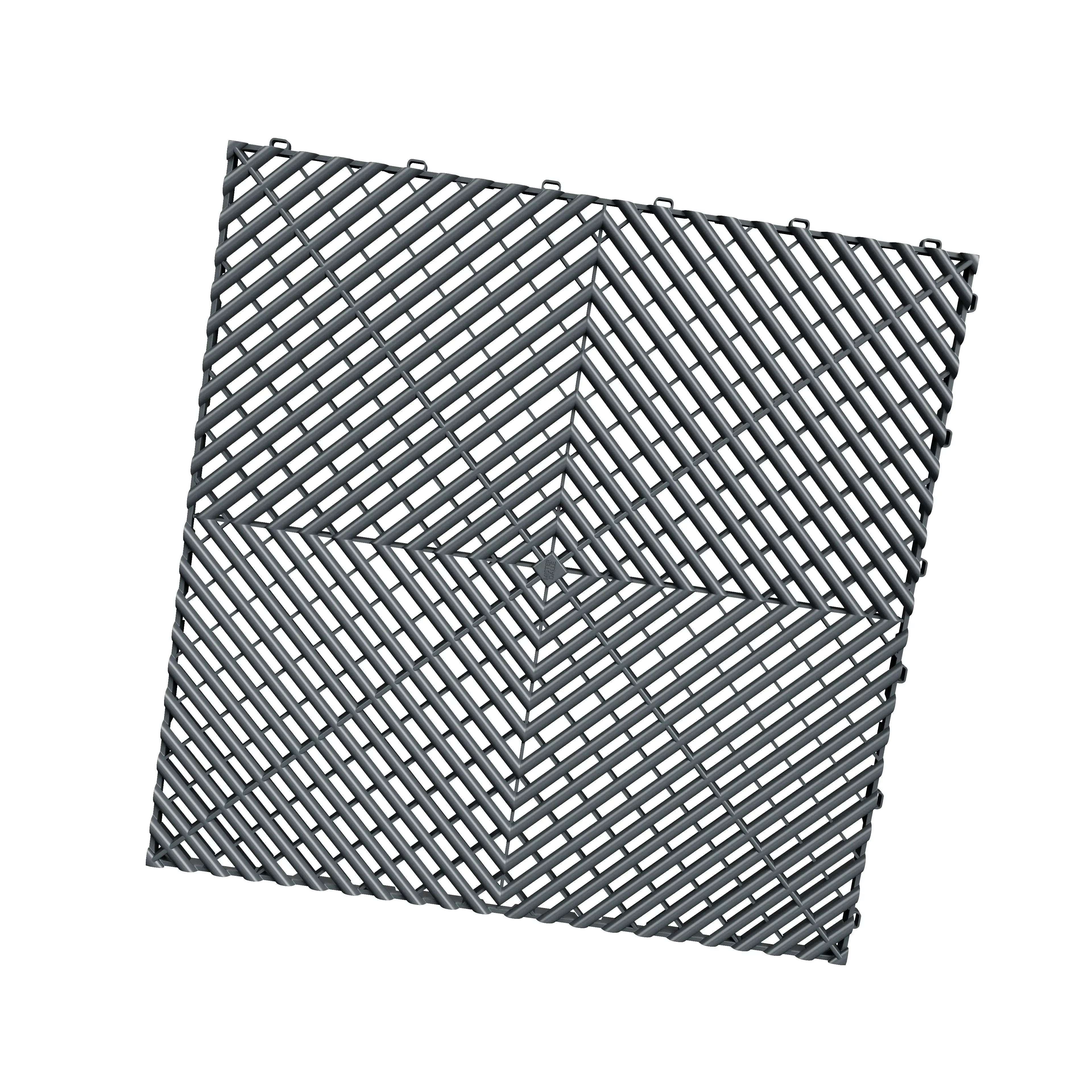 DALLE DE SOL EFFET DAMIER GRIS FONCÉ MISTER DALLE