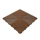 Dalle de sol MARRON BRUN effet damier