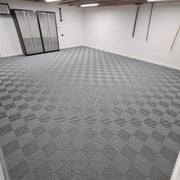 DALLE DE SOL EFFET DAMIER NOIR MISTER DALLE