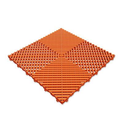 Dalle de sol ORANGE effet damier