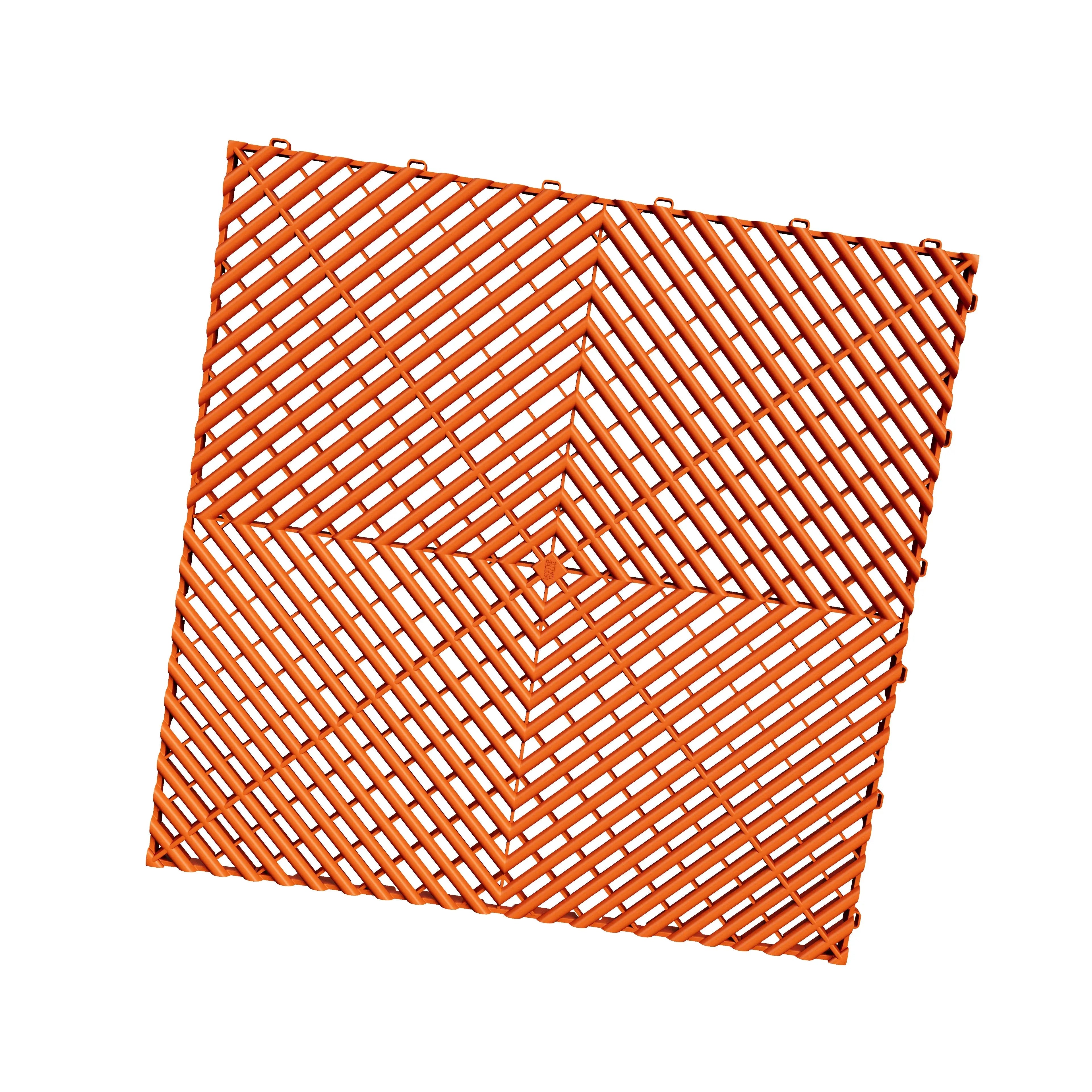 DALLE DE SOL EFFET DAMIER ORANGE MISTER DALLE