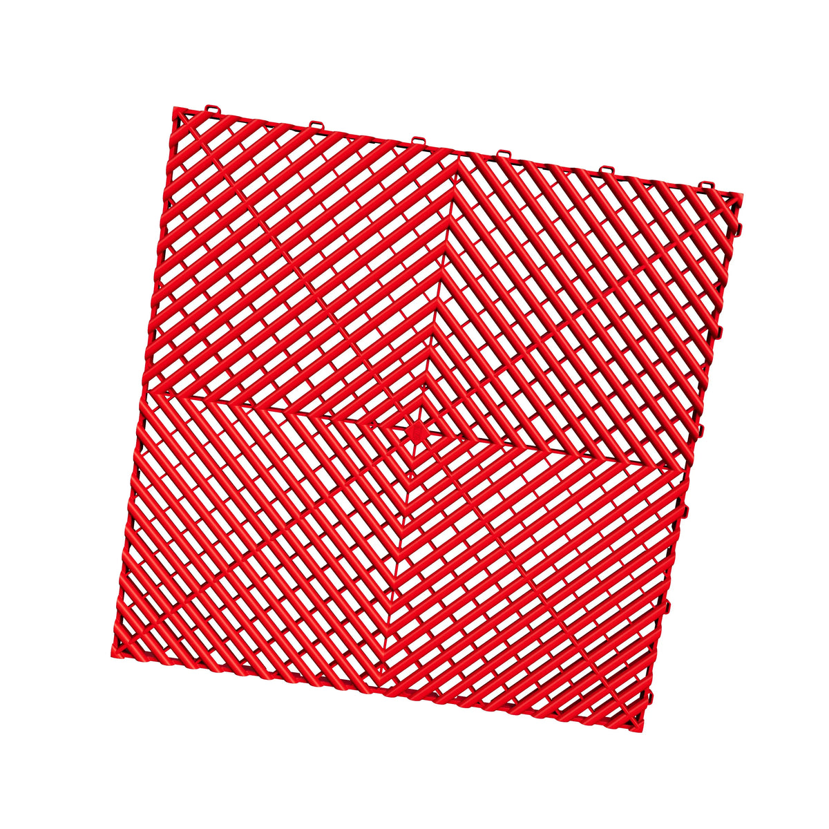 DALLE DE SOL EFFET DAMIER ROUGE MISTER DALLE
