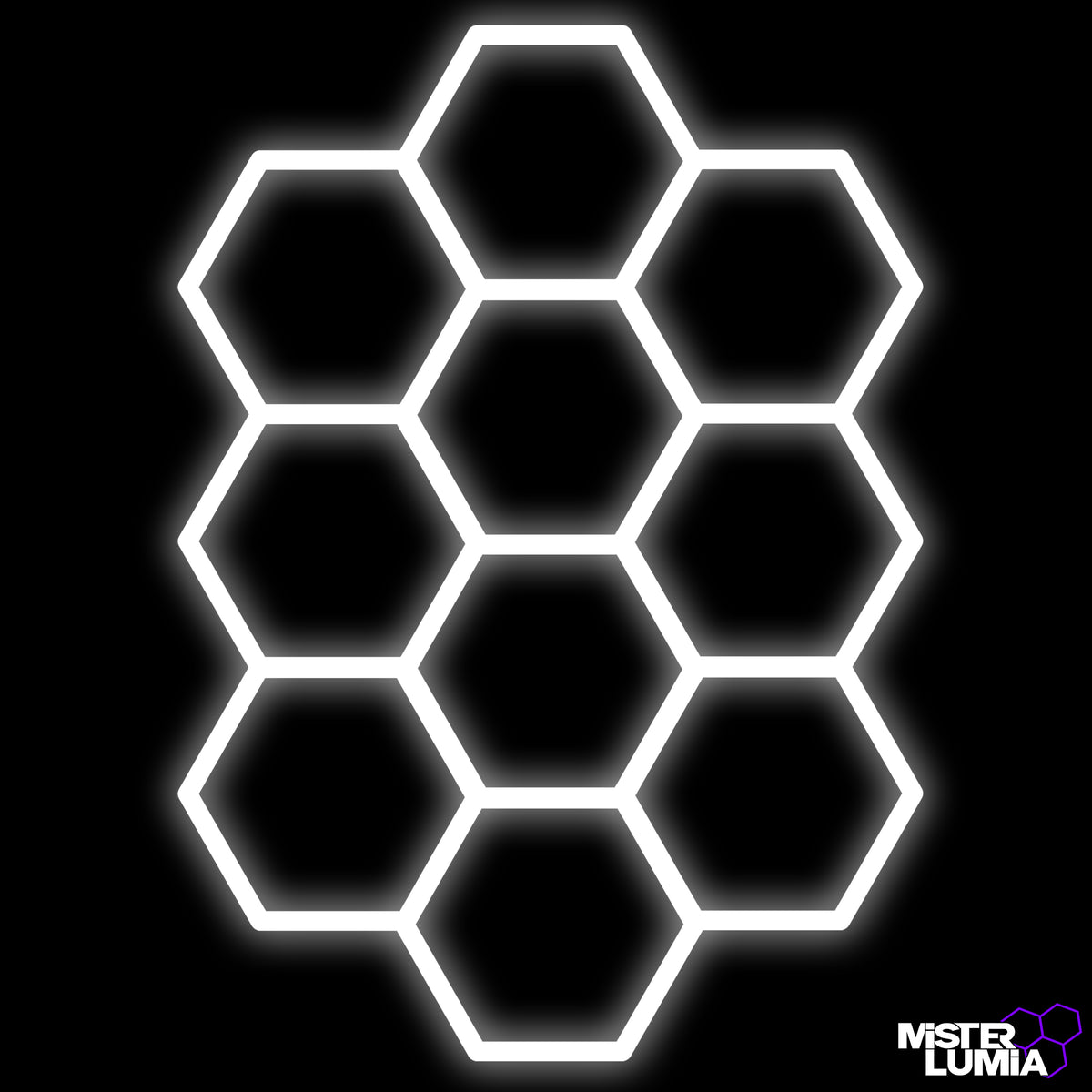 Luminaire LED hexagonal Dexora 319 × 230 cm – Mister Dalle