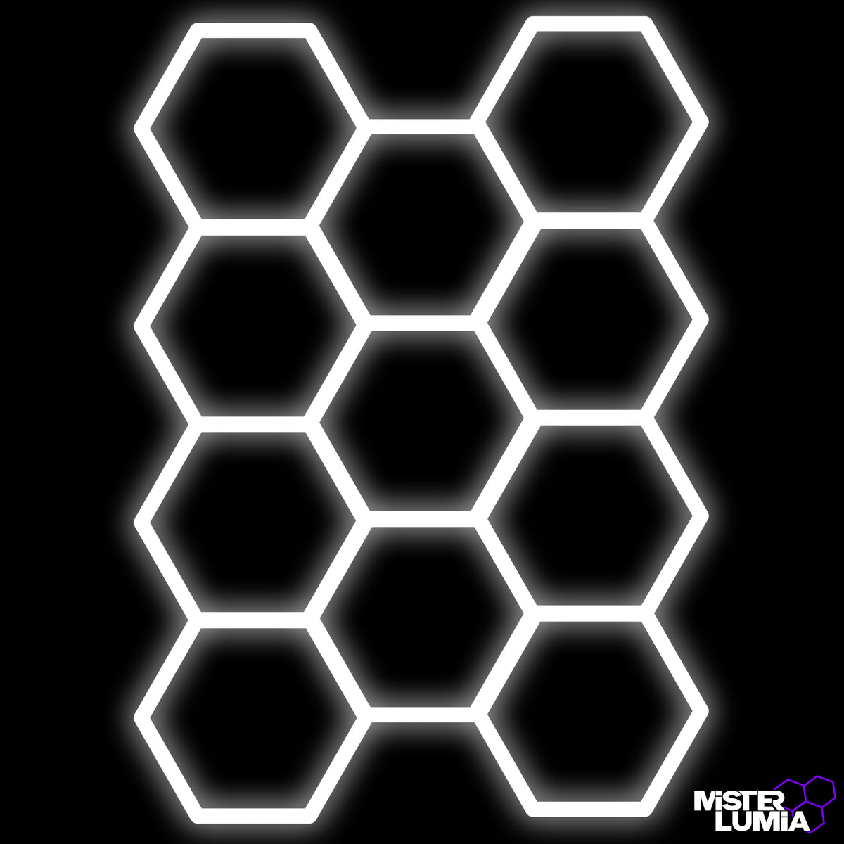 Luminaire LED hexagonal Endra 319 × 230 cm – Mister Dalle