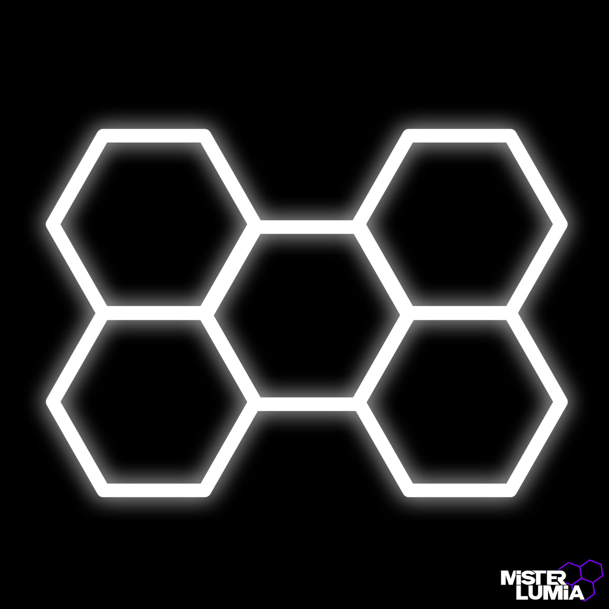 Luminaire LED hexagonal Helva 159 × 230 cm – Mister Dalle