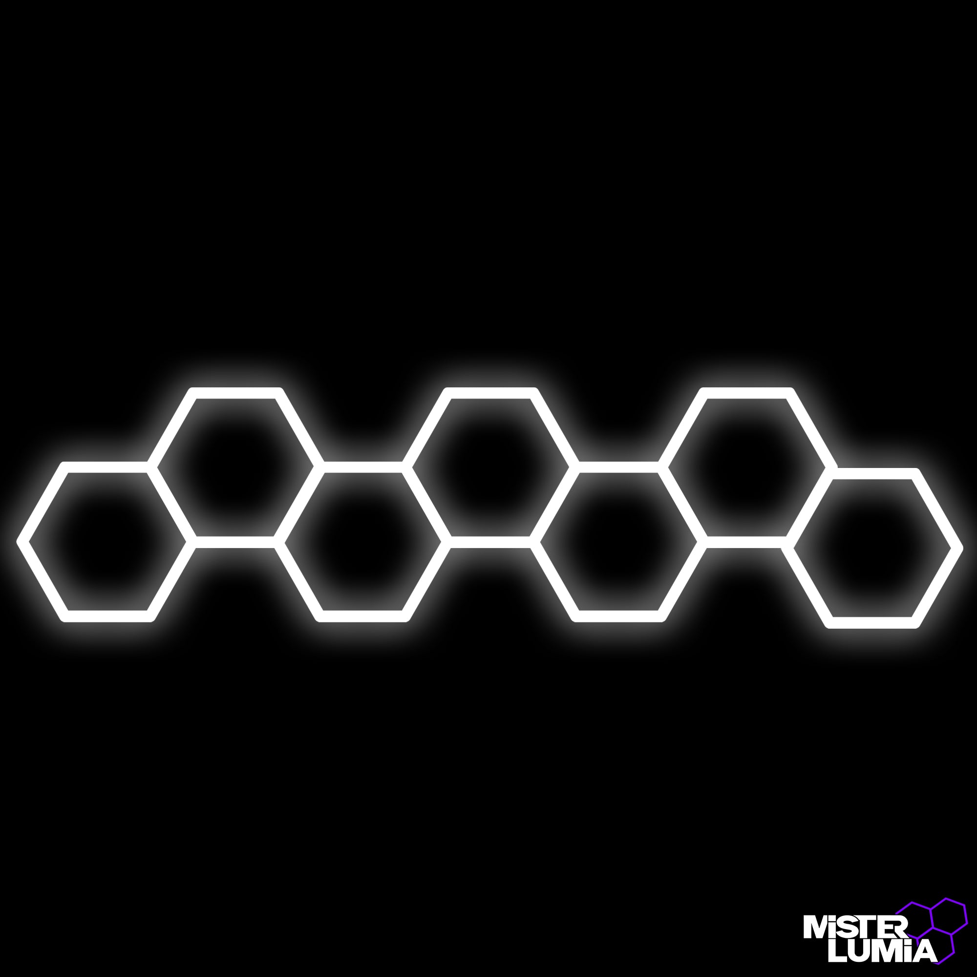 Heptalis | Éclairage LED | 120 × 506 cm