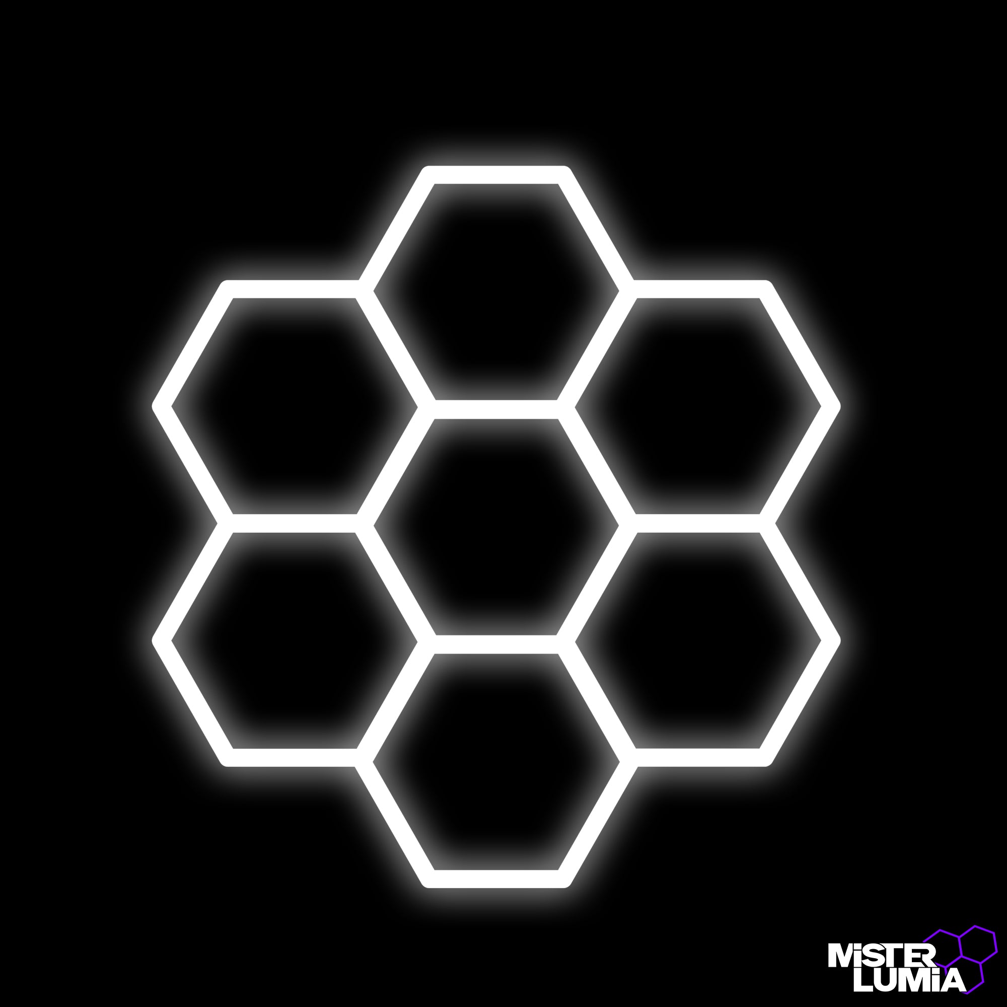 Heptora | Éclairage LED | 239 × 230 cm