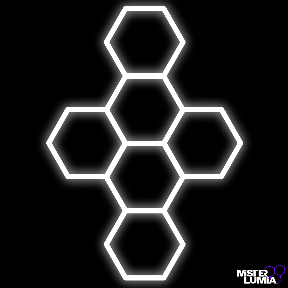 Luminaire LED hexagonal Karnyx 319 × 230 cm – Mister Dalle