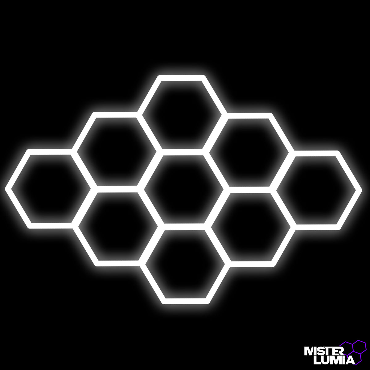 Luminaire LED hexagonal Nonyxa 239 × 368 cm – Mister Dalle