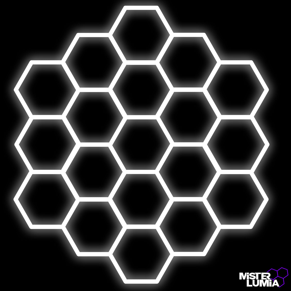 Luminaire LED hexagonal Novaxa 398 × 368 cm – Mister Dalle