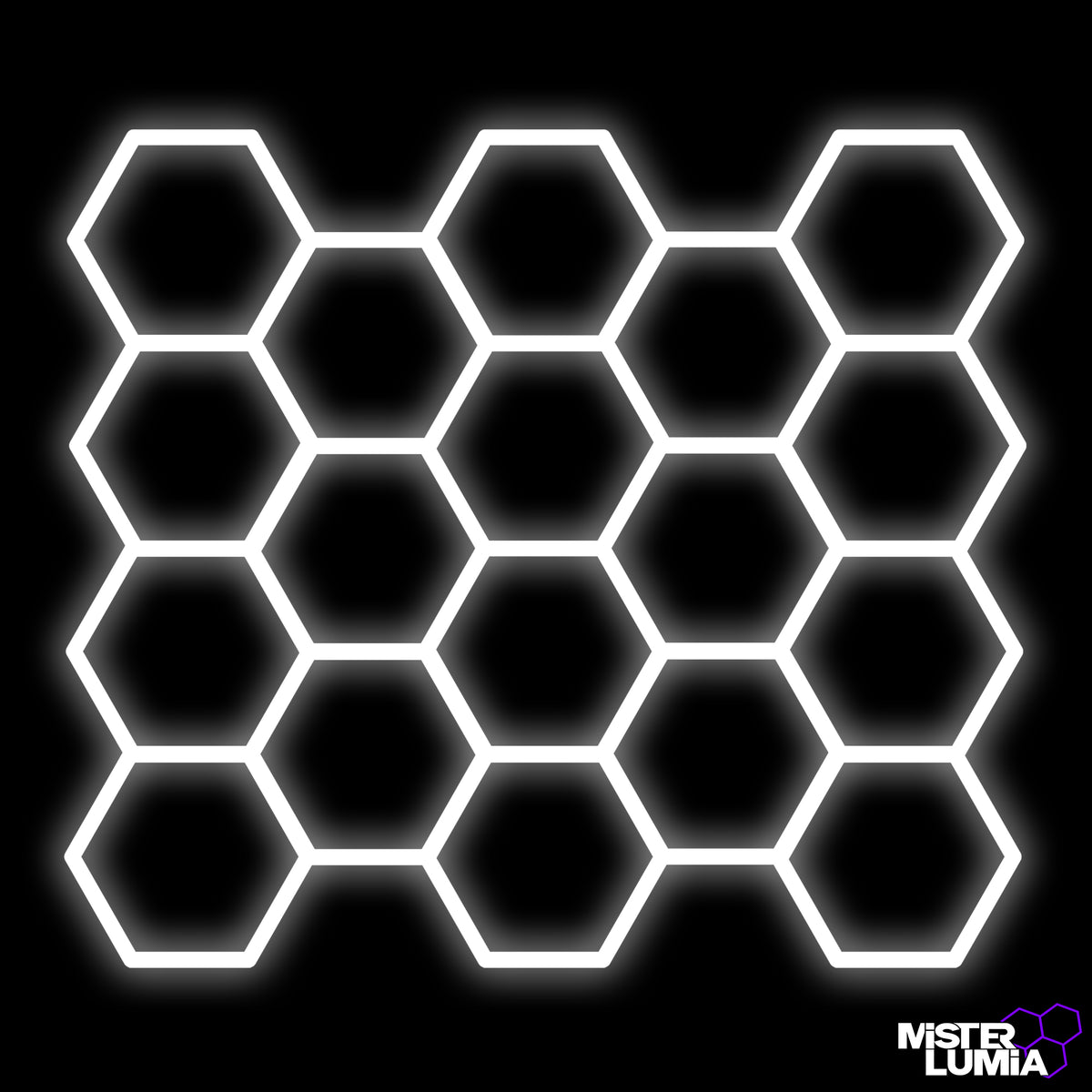 Luminaire LED hexagonal Octaviax 319 × 368 cm – Mister Dalle