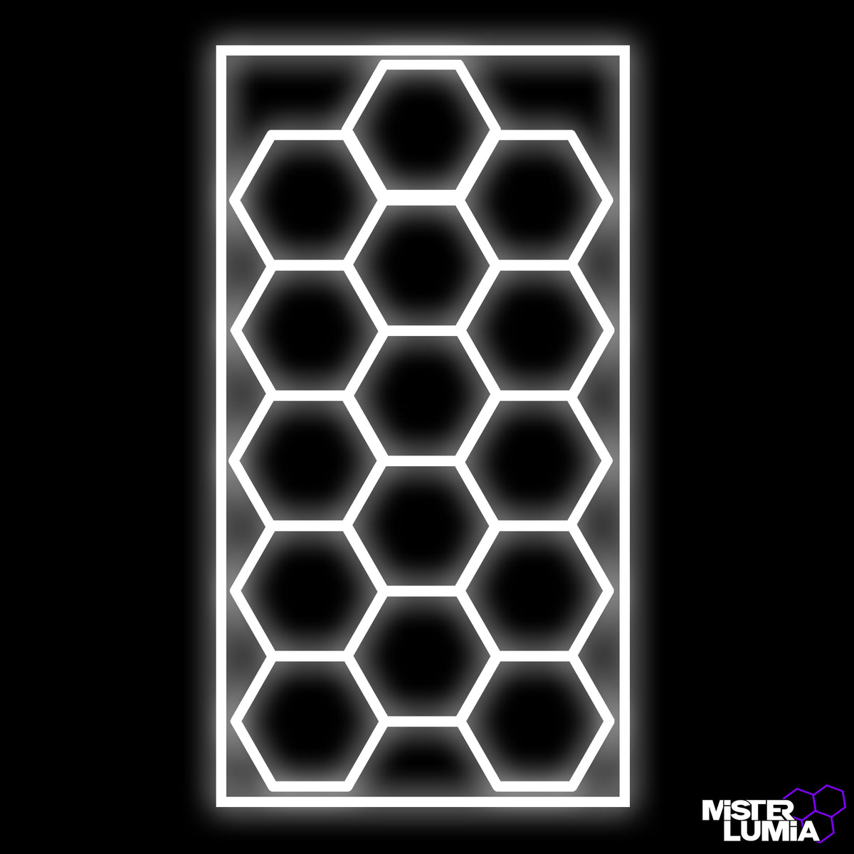 Luminaire LED hexagonal O-Farnyx 438 × 230 cm – Mister Dalle