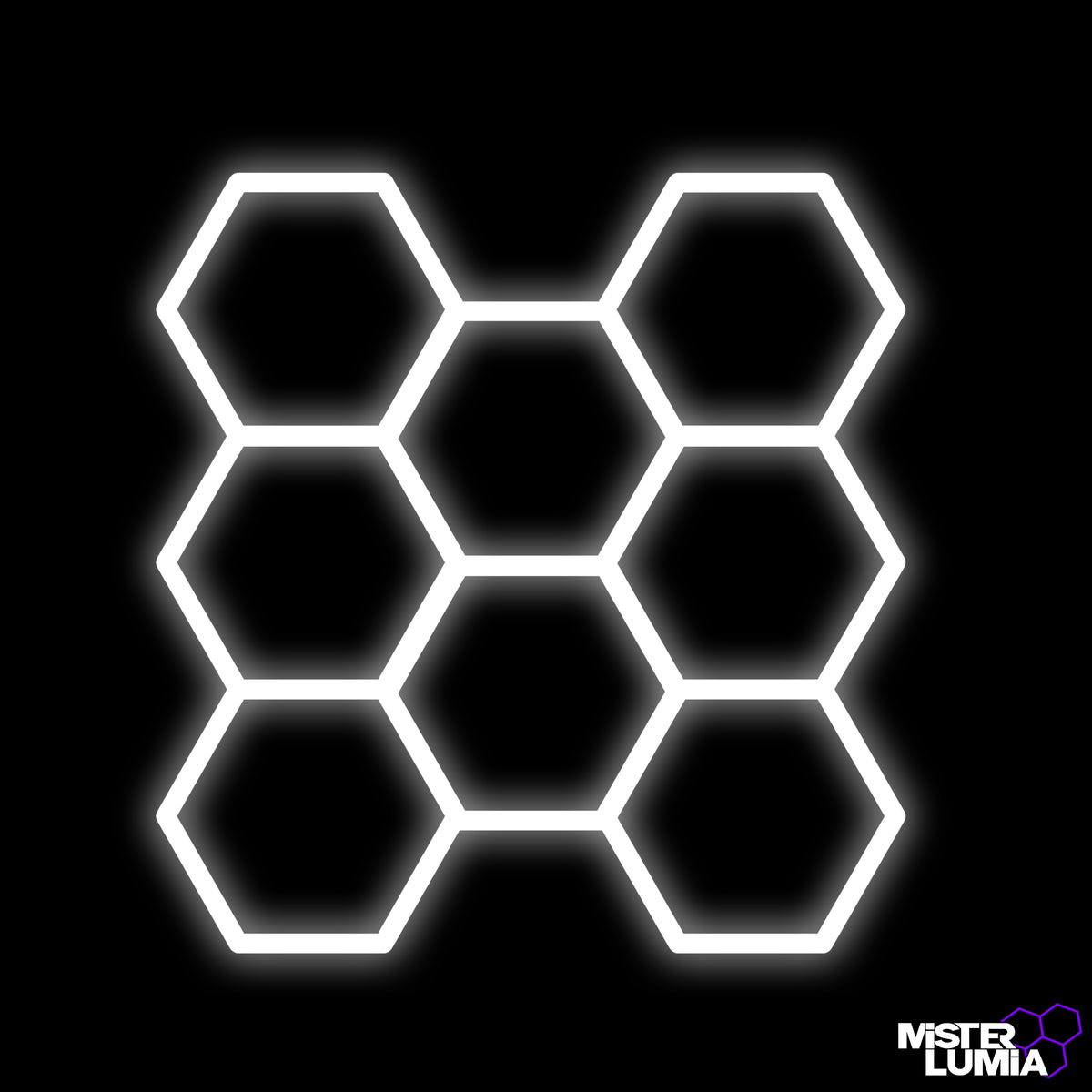 Luminaire LED hexagonal Oktora 239 × 230 cm – Mister Dalle