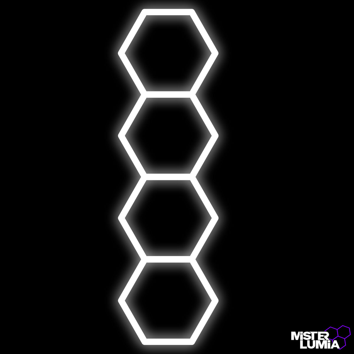 Luminaire LED hexagonal Quadra 319 × 92 cm – Mister Dalle
