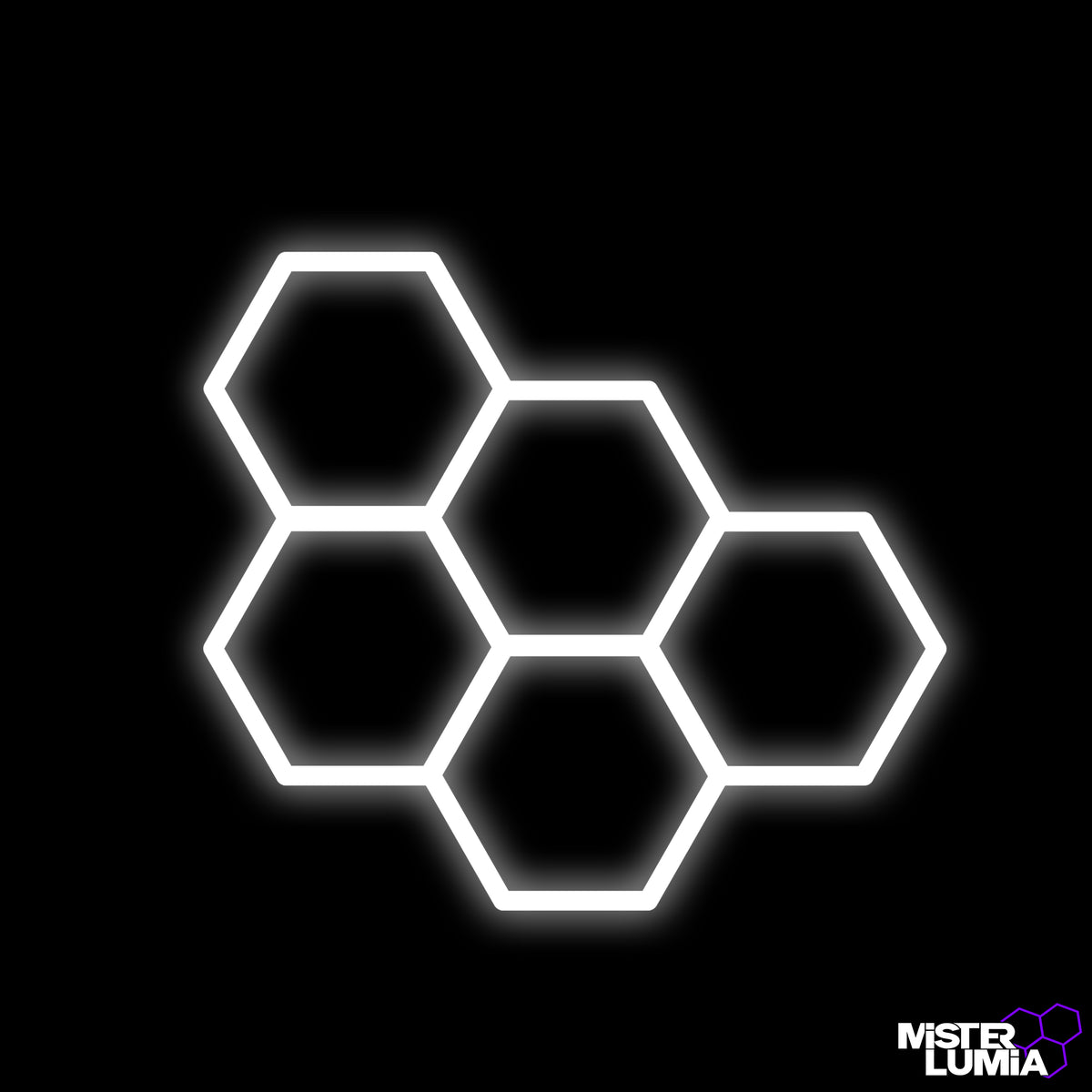 Luminaire LED hexagonal Quintyx 199 × 230 cm – Mister Dalle
