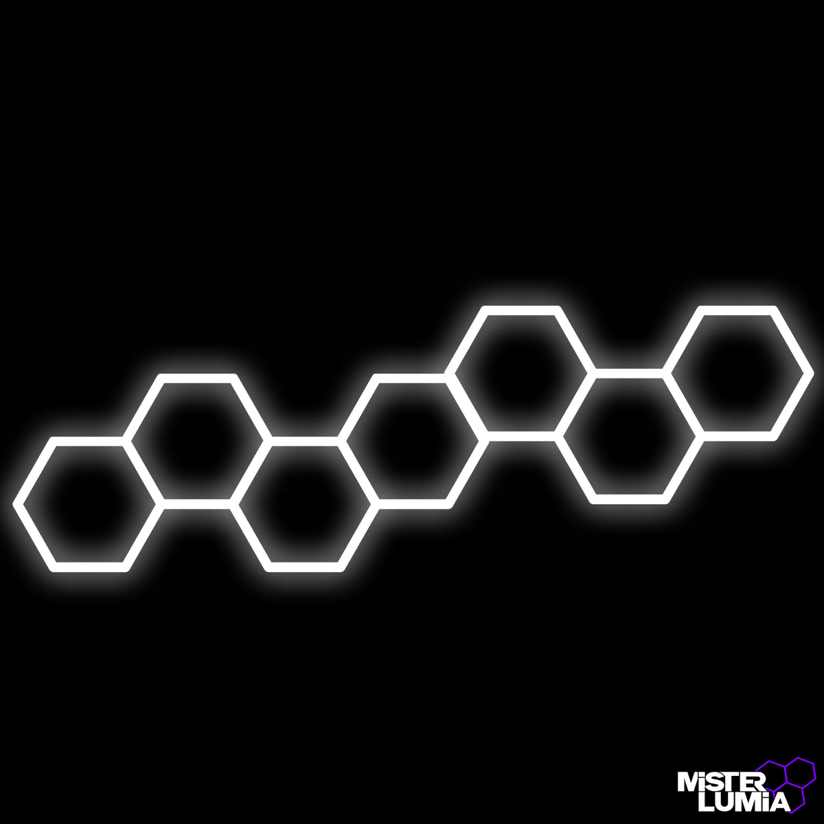 Luminaire LED hexagonal Senyra 159 × 506 cm – Mister Dalle