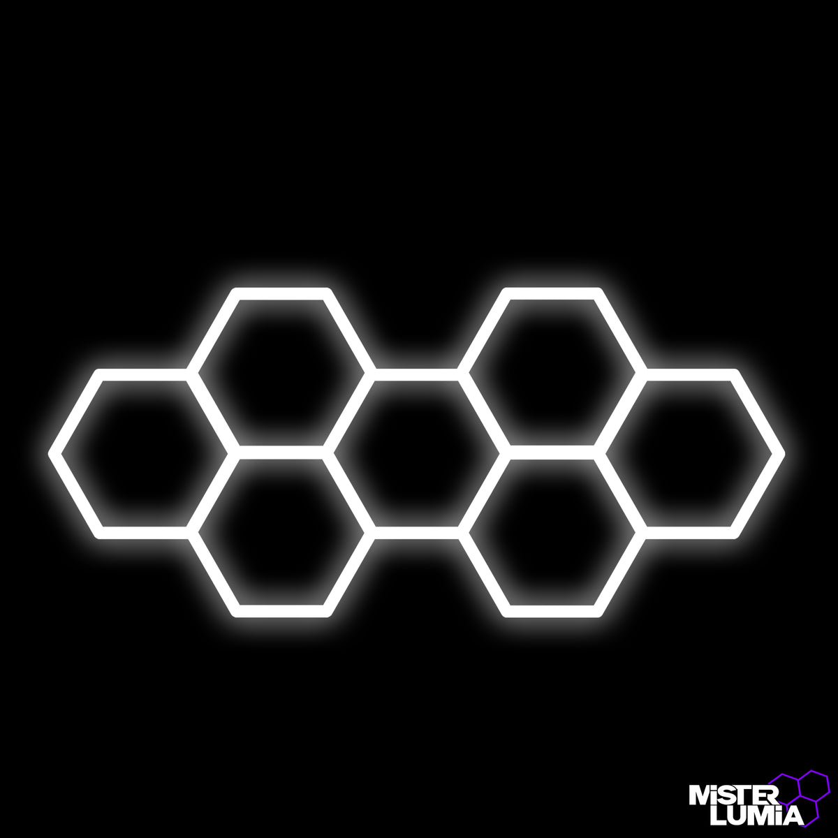 Luminaire LED hexagonal Septra 159 × 368 cm – Mister Dalle