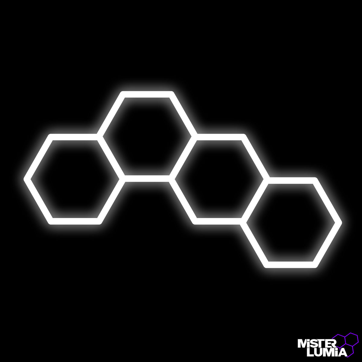 Luminaire LED hexagonal Tessarix 159 × 299 cm – Mister Dalle
