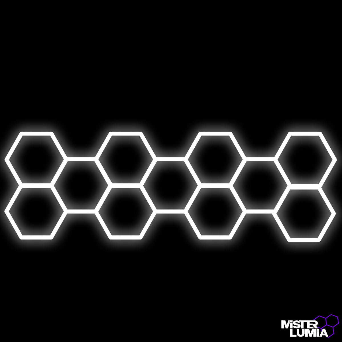 Luminaire LED hexagonal Ydran 159 × 506 cm – Mister Dalle